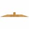 Ekena Millwork Portland Rough Sawn Timber Gable Bracket, Western Red Cedar, 72"W x 12"H x 4"D x 6"F, 4/12 Pitch GBW072X12X0406POR00RWR - alternate 1
